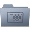 Pictures Folder Graphite icon